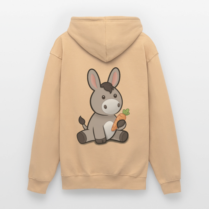 der-kleine-esel-unisex-hoodie - Pfirsich