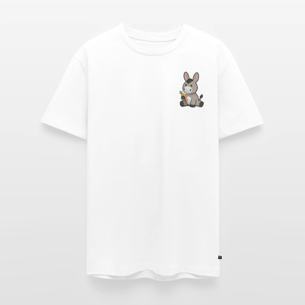 der-kleine-esel-männer-shirt-pocket - Weiß