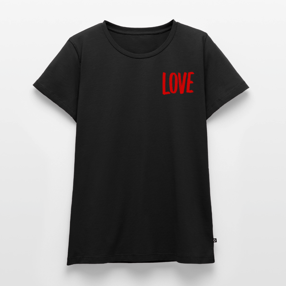 love.is.love.men.frauen.shirt - Schwarz