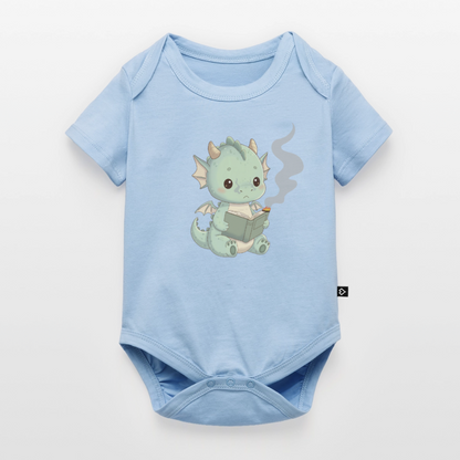 Baby Bio-Kurzarm-Body - Hellblau