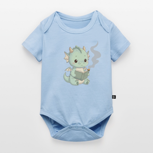 Baby Bio-Kurzarm-Body - Hellblau