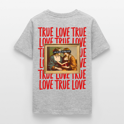 love.is.love.women.teenager.shirt - Grau meliert