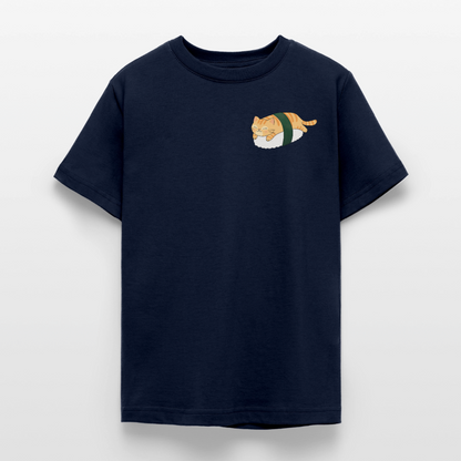 Sushi-Cats-Nigiri-teenager-kinder-t-shirt - Navy