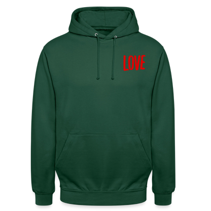 love.is.love.men.Unisex.Hoodie - Flaschengrün