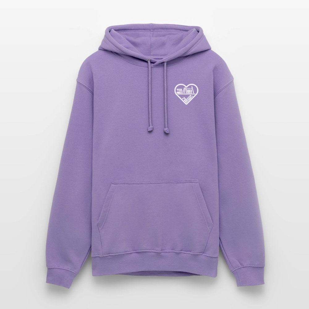 buchverliebt-unisex-hoodie - Lavendel