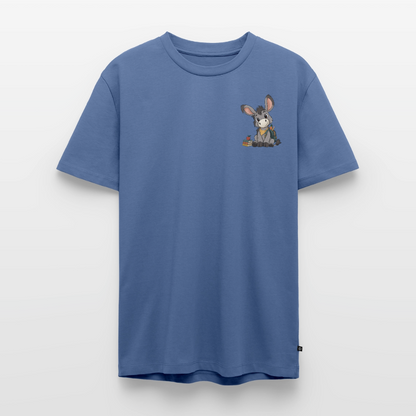 der-kleine-esel-classic-männer-shirt-pocket - Taubenblau