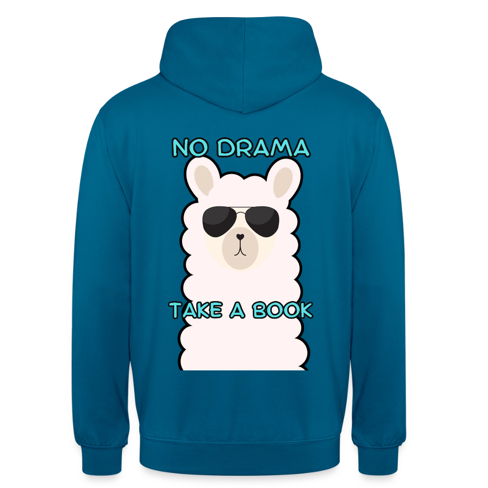 no-drama-unisex-hoodie - Tiefseeblau 