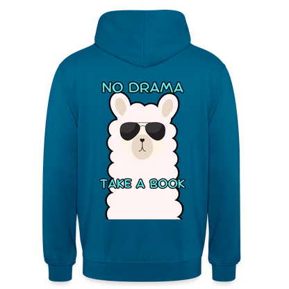 no-drama-unisex-hoodie - Tiefseeblau 