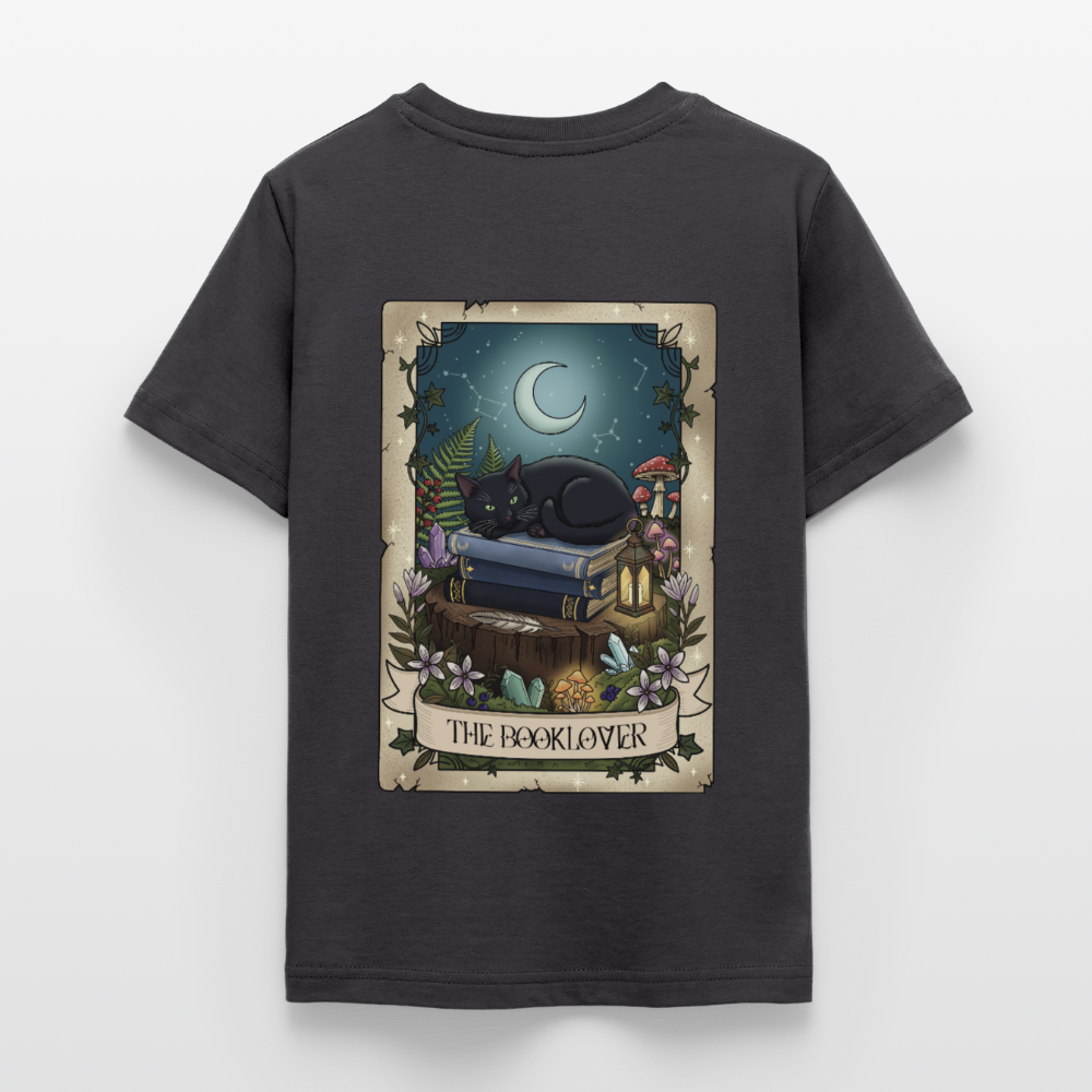 Tarotkarten-Booklover-kinder-shirt - Dunkelgrau
