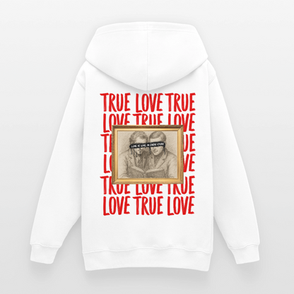 love.is.love.men.unisex.hoodie - Weiß
