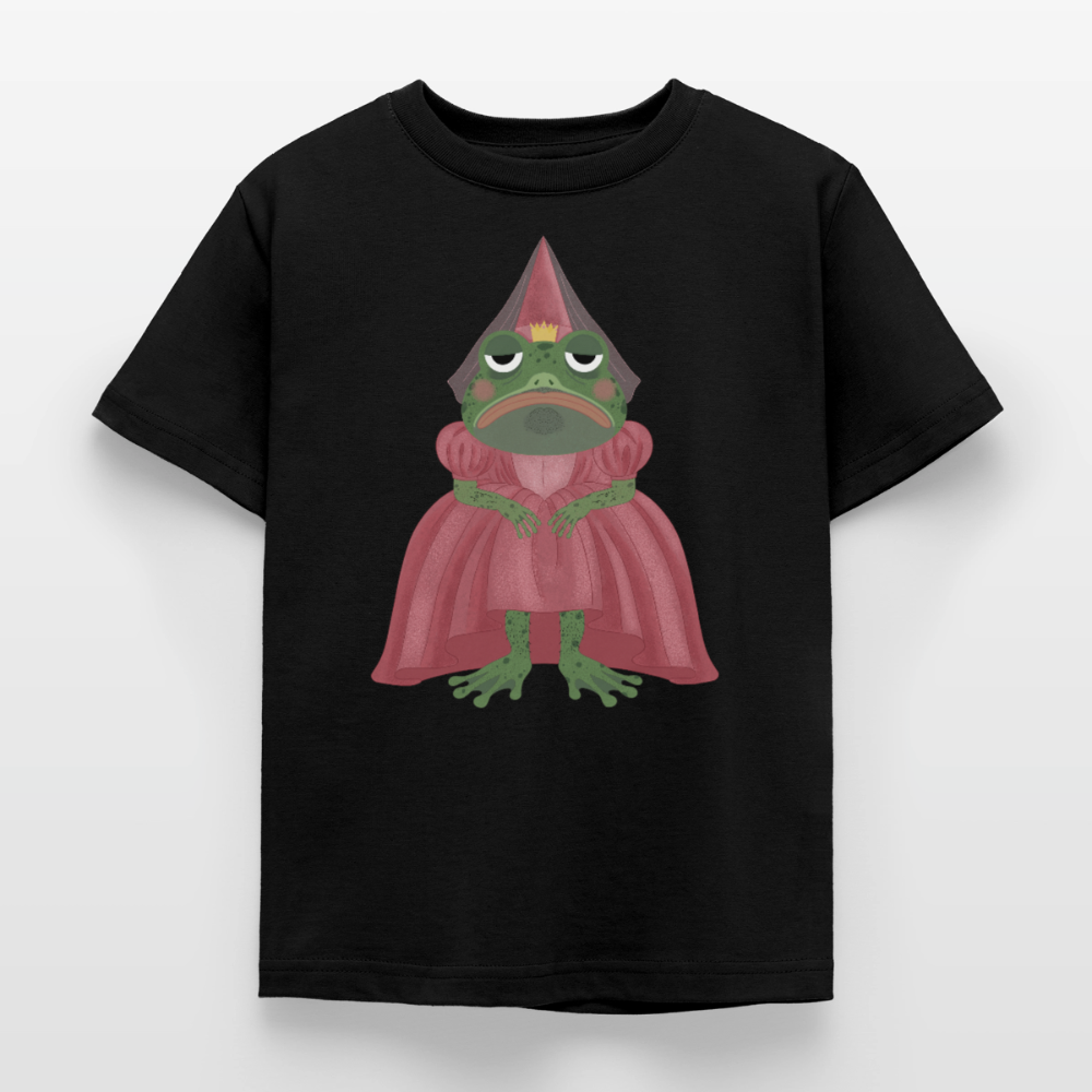 der-ungekusste-froschkonig-teenager-t-shirt - Schwarz