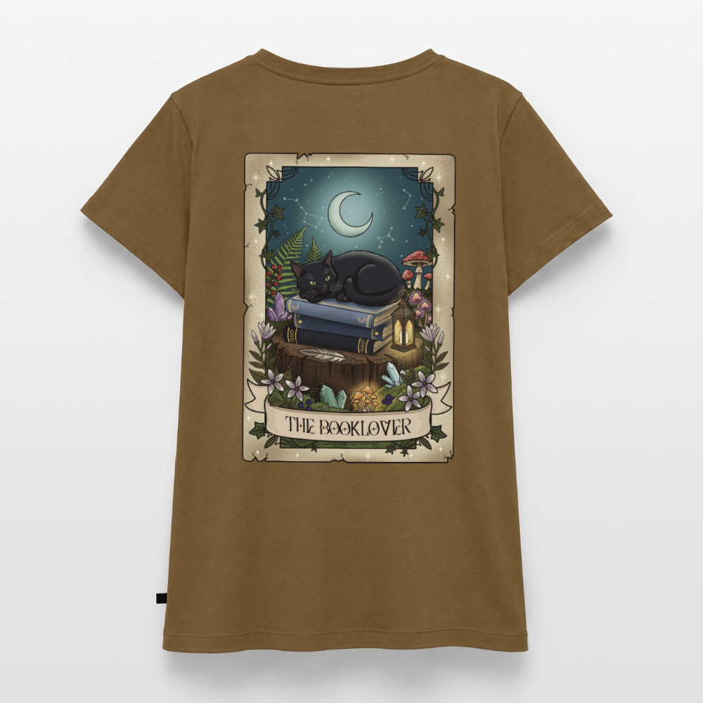 Tarotkarten-Booklover-frauen-shirt - Nussbraun