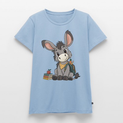 der-kleine-esel-classic-frauen-shirt - Hellblau
