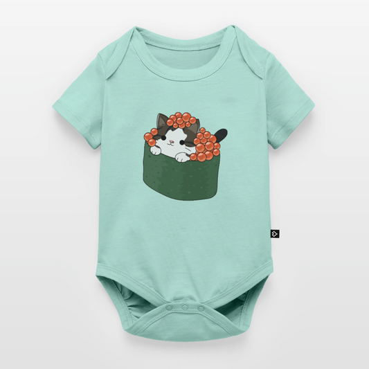 Sushi-Cats-Gunkan-baby-bio-body - Mint 