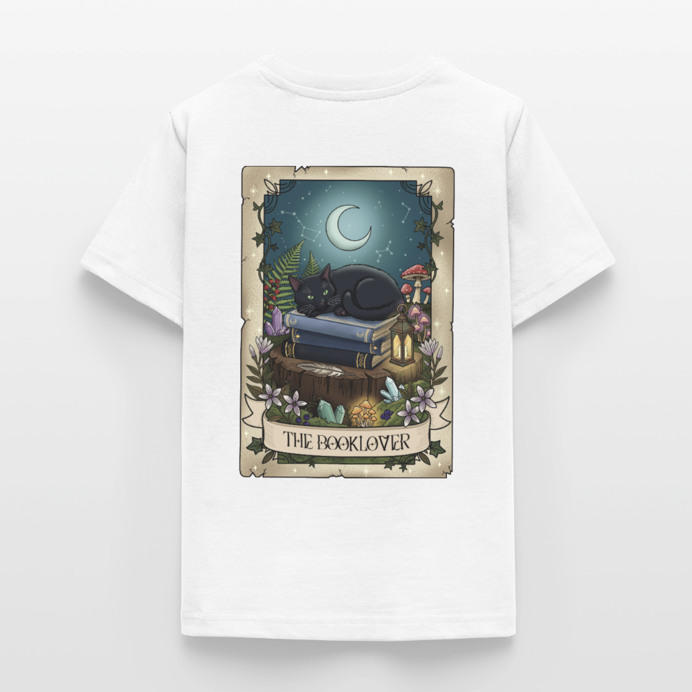 Tarotkarten-Booklover-teenager-shirt - Weiß