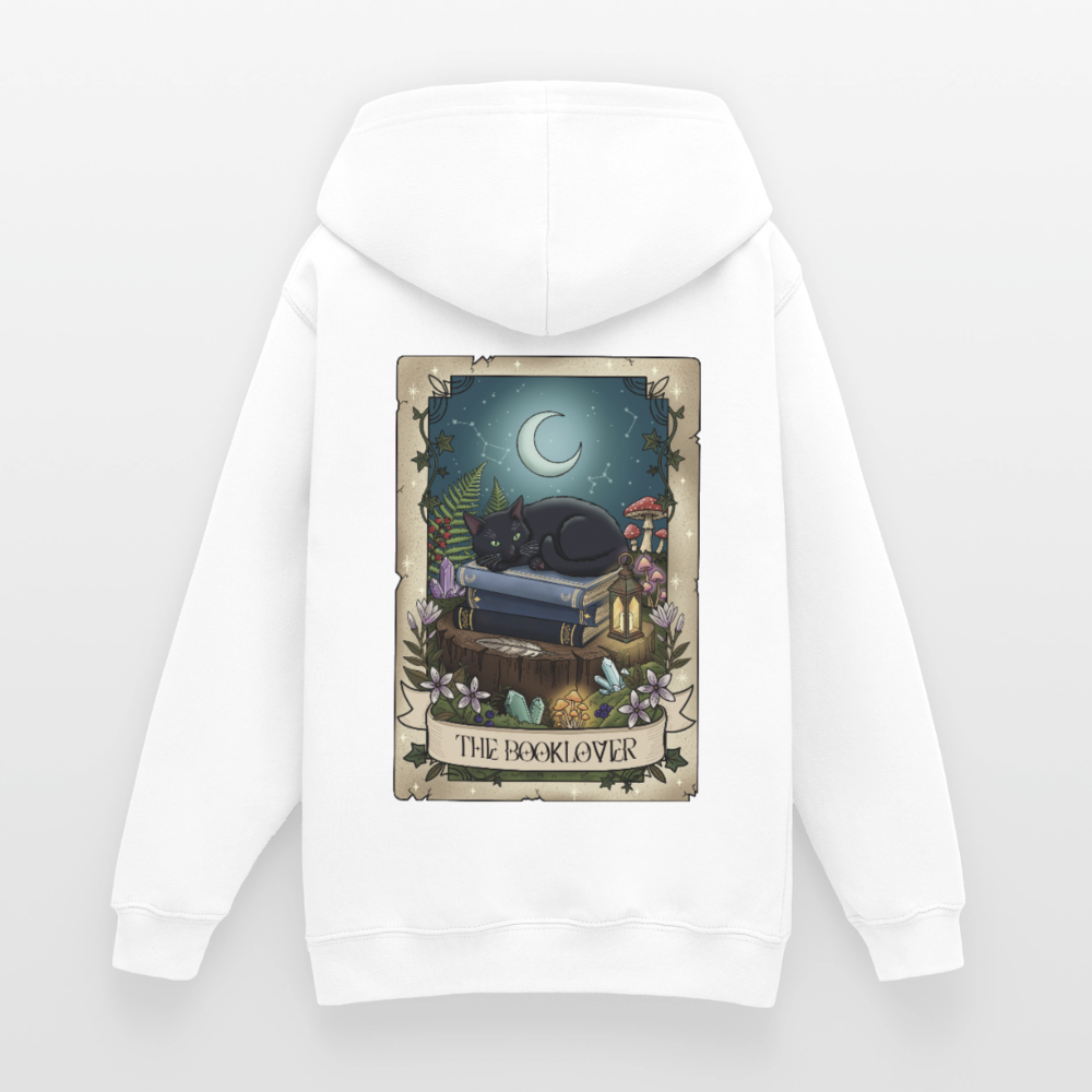 Tarotkarten-Booklover-teenager-hoodie - Weiß