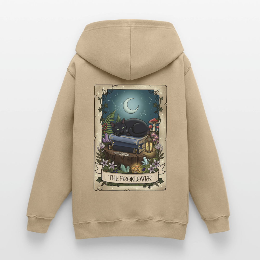 Tarotkarten-Booklover-teenager-hoodie - Sand