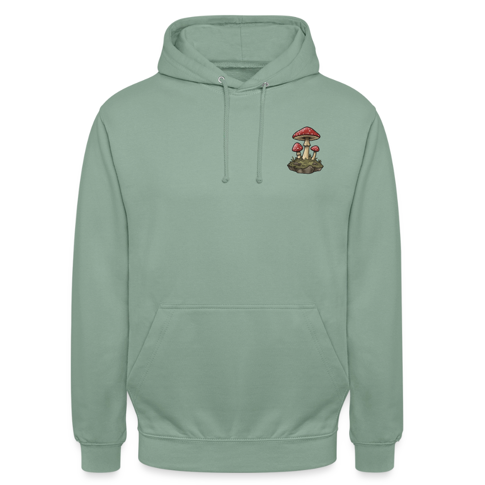 Tarotkarten-Booklover-unisex-hoodie - Graugrün