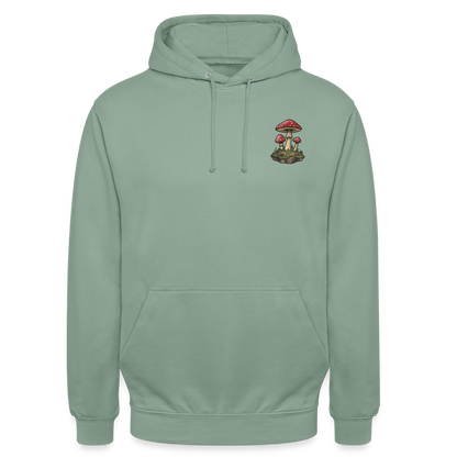 Tarotkarten-Booklover-unisex-hoodie - Graugrün