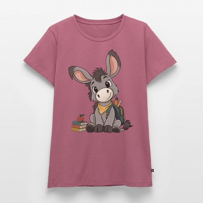 der-kleine-esel-classic-frauen-shirt - Mauve