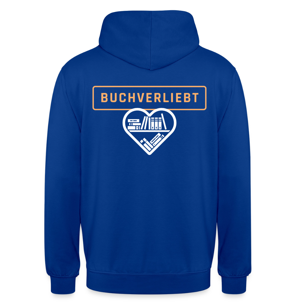 buchverliebt-unisex-hoodie - Royalblau