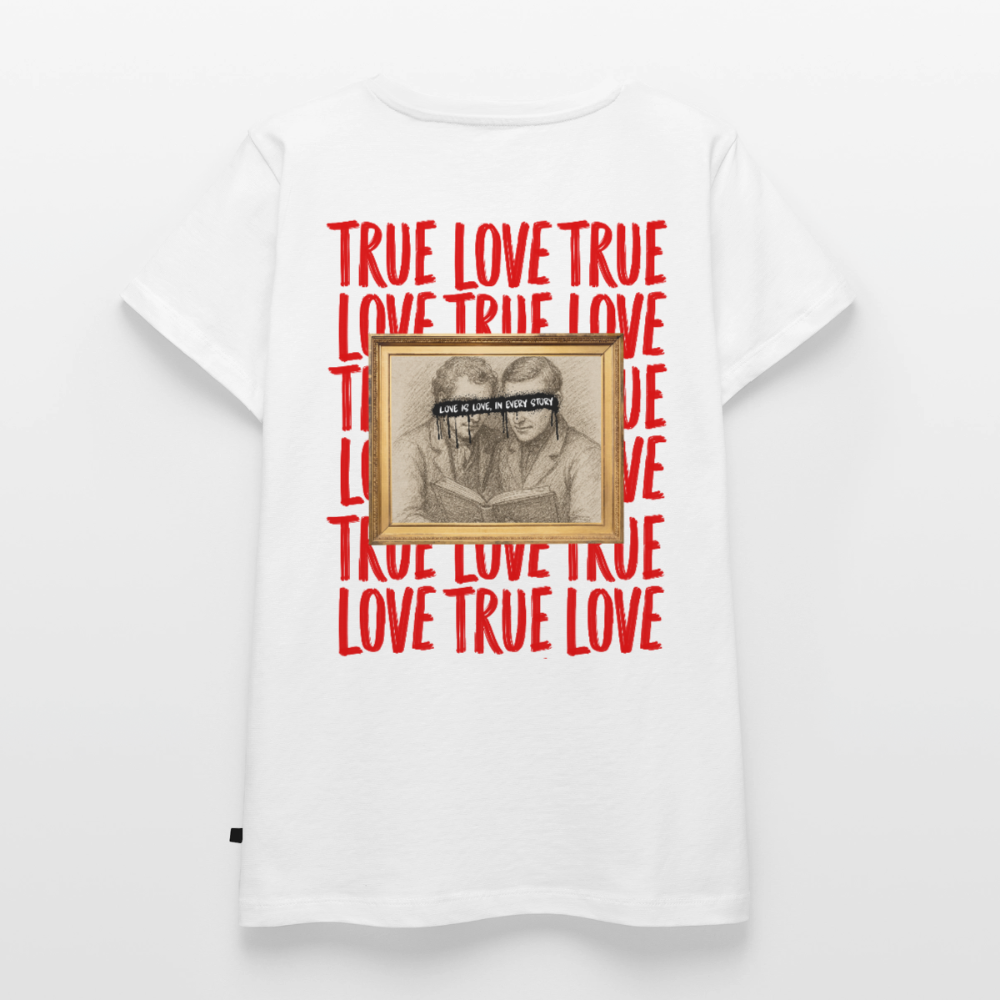 love.is.love.men.frauen.shirt - Weiß