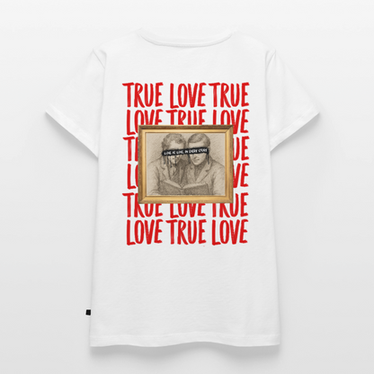 love.is.love.men.frauen.shirt - Weiß