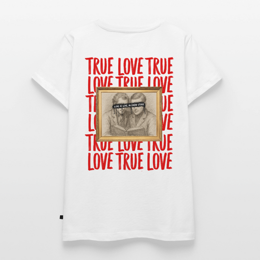 love.is.love.men.frauen.shirt - Weiß
