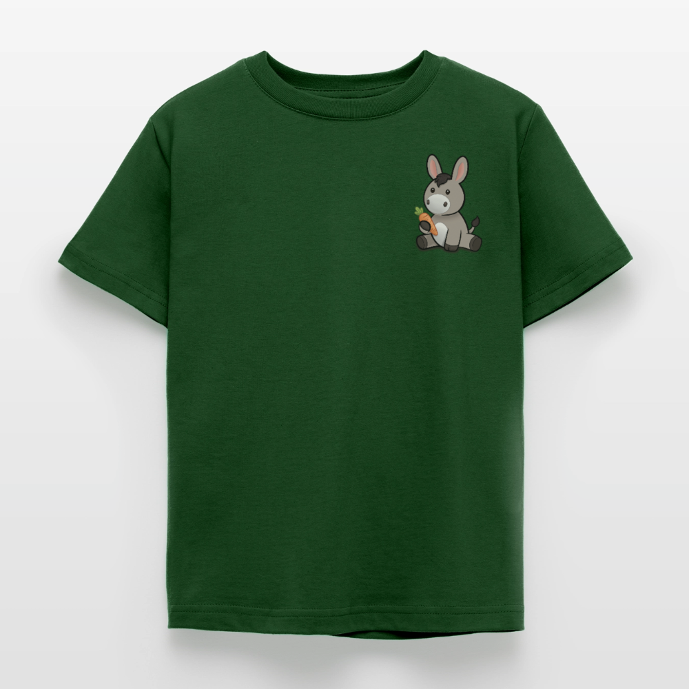 der-kleine-esel-kinder-t-shirt-pocket - Forstgrün 