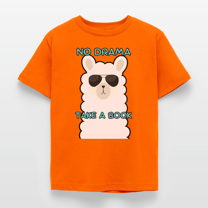 no-drama-kinder-t-shirt - Orange