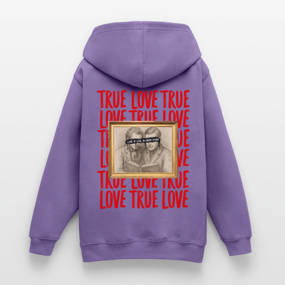 love.is.love.men.unisex.hoodie - Lavendel