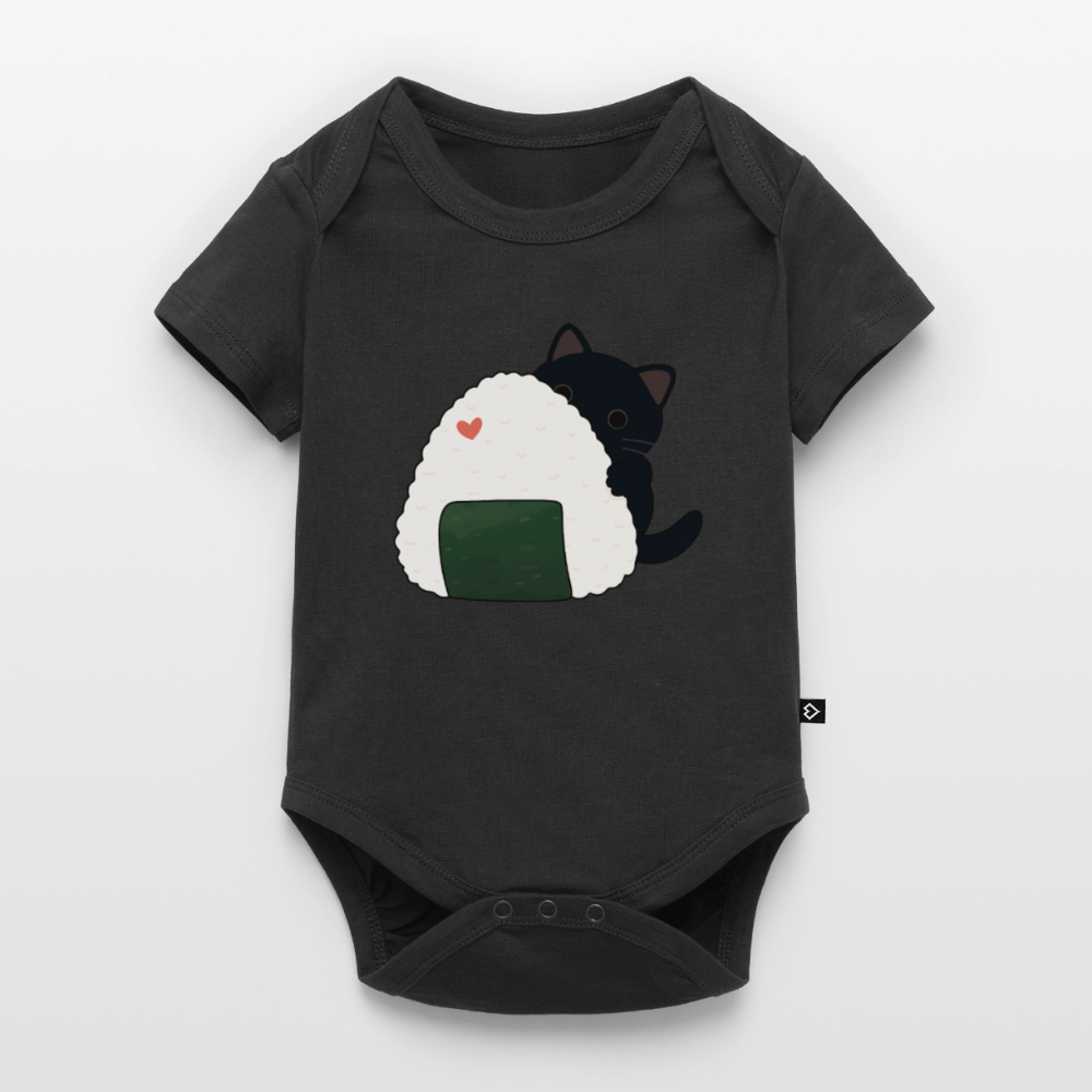 Sushi-Cats-Onigiri-baby-bio-body - Schwarz
