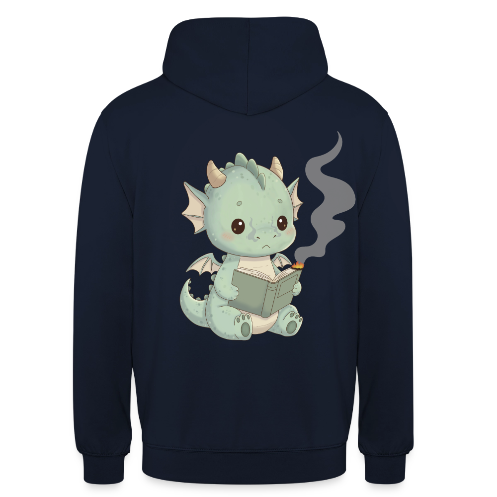 Kleiner Bücherdrache | Unisex Hoodie